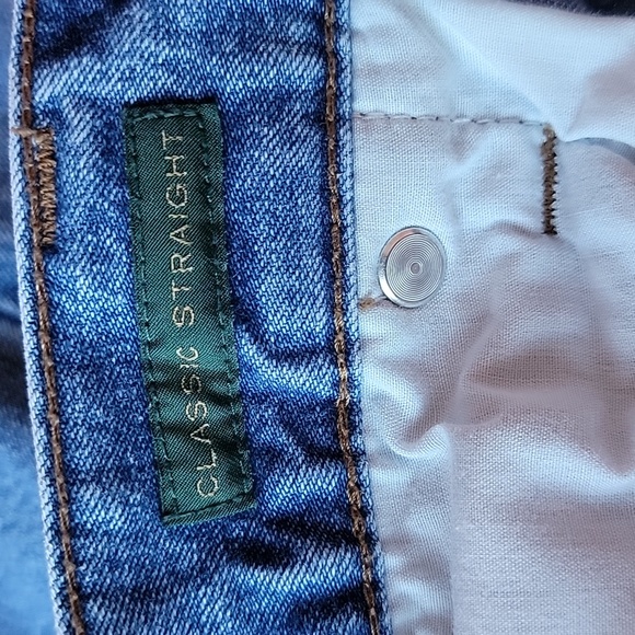 LRL Lauren Ralph Lauren Classic Straight Leg Jeans/ 8. - Picture 4 of 10